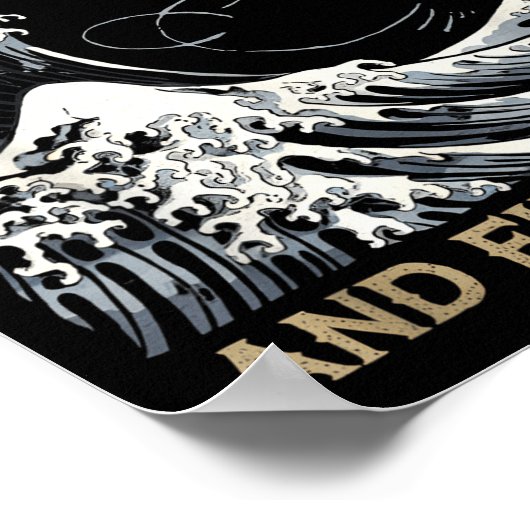 Fish Around And Find Trout Funny Fishing Fishermen Poster (Ecke)