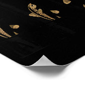 Fish Around And Find Trout Funny Fishing Fishermen Poster (Ecke)