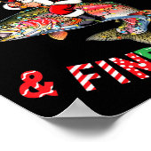 Fish Around Find Trout, Funny Fisherman Fishing Ch Poster (Ecke)