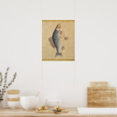 Fish+Artwork+Design+Fishing+Fishy Poster (Küche)
