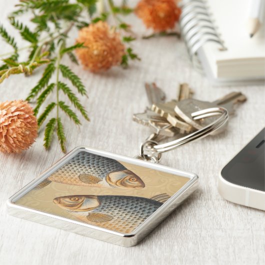 Fish+Artwork+Design+Fishing+Fishy Schlüsselanhänger (Seite)