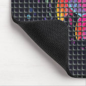 Fish Behind Net Illustration Mousepad (Ecke)