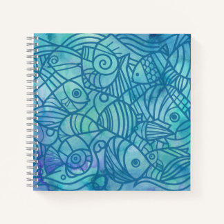 Fish Blues Notizblock