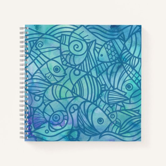 Fish Blues Notizblock (Vorderseite)