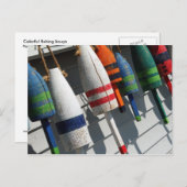 Fish Bouy Postcard Postkarte (Vorne/Hinten)