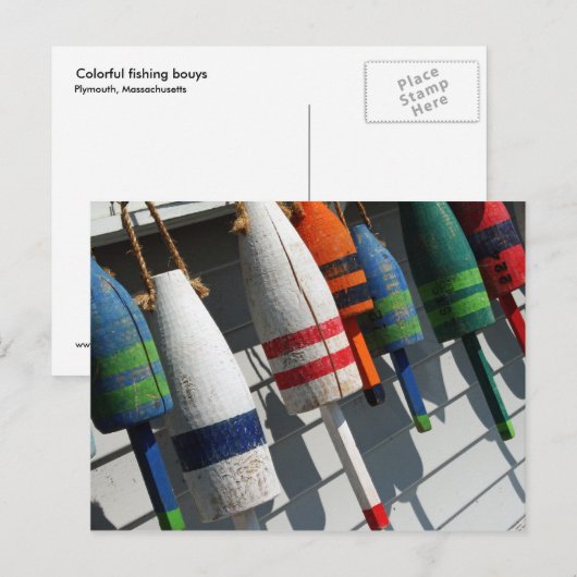 Fish Bouy Postcard Postkarte (Vorne/Hinten)