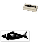 FIsh Briefmarke aus Kautschuk, Briefmarke aus Meer Gummistempel (Stempel)