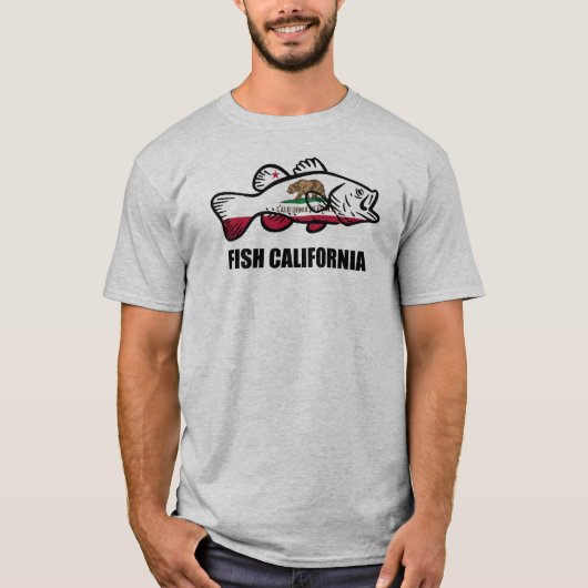 Fish California Bass T-Shirt (Vorderseite)