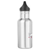 Fish California Trout Edelstahlflasche (Links)