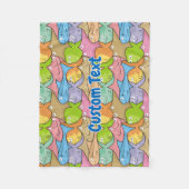 Fish Cartoon Fleece Decke (Vorderseite)