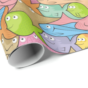 Fish Cartoon Geschenkpapier