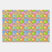 Fish Cartoon Geschenkpapier Set (Vorderseite)