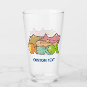 Fish Cartoon Glas (Vorderseite)
