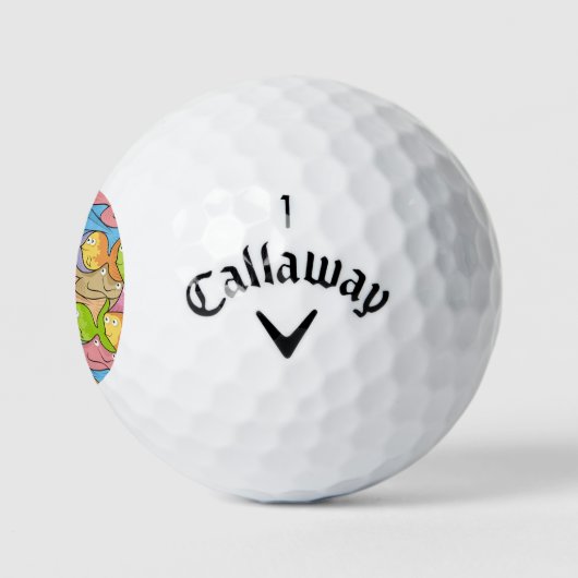 Fish Cartoon Golfball (Logo)