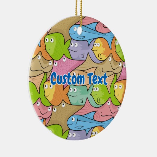 Fish Cartoon Keramik Ornament (Rechts)