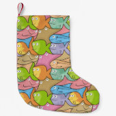 Fish Cartoon Kleiner Weihnachtsstrumpf (Vorderseite)
