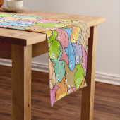 Fish Cartoon kurz Table Runner Kurzer Tischläufer (Beispiel)