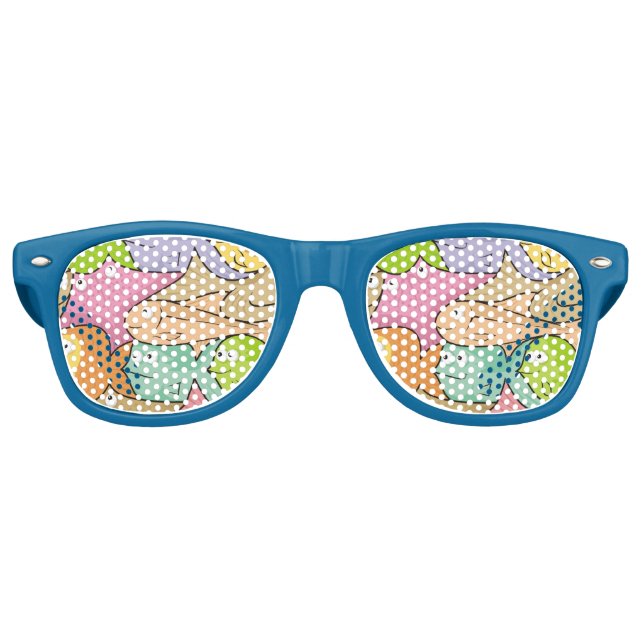 Fish Cartoon Partybrille (Vorderseite)