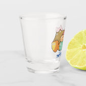Fish Cartoon Schnapsglas (Links)