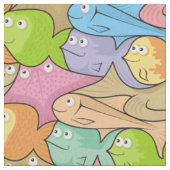 Fish Cartoon Stoff (Nahaufnahme)