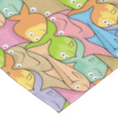 Fish Cartoon tableclout Tischdecke (Schrägansicht)