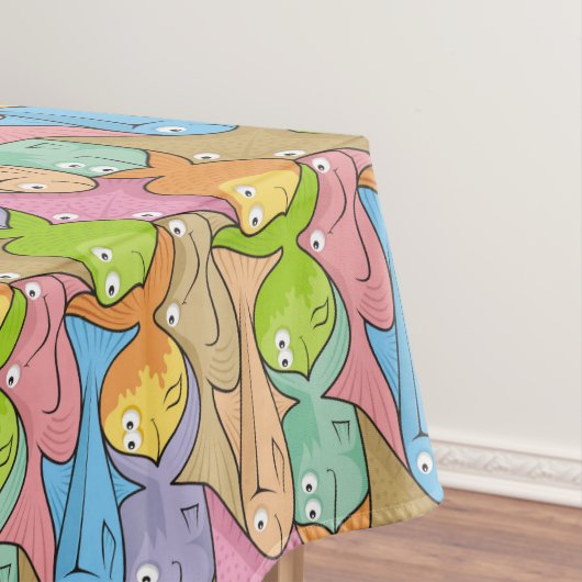 Fish Cartoon tableclout Tischdecke (Beispiel)