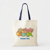 Fish Cartoon Totbag Tragetasche (Vorne)