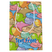 Fish Cartoons medium gift bag Mittlere Geschenktüte (Vorderseite)