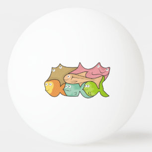 Fish Cartoons ping Pong Ball Tischtennisball