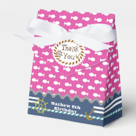 Fish Cherry Favor Box Geschenkschachtel