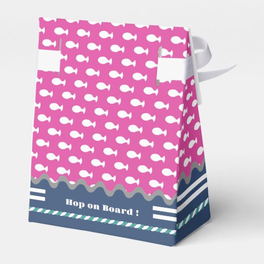 Fish Cherry Favor Box Geschenkschachtel (Rückseite)