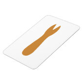 Fish & Chips Shop Holz Gabel Magnet (Linke Seite)