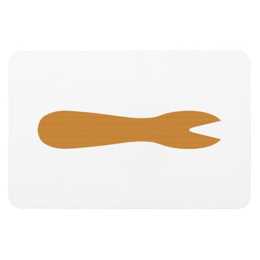 Fish & Chips Shop Holz Gabel Magnet (Horizontal)
