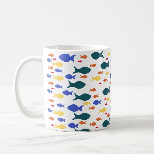 Fish Classic White Tasse (Links)