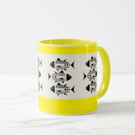 Fish Coffee Mug Tasse (VorderseiteRechts)