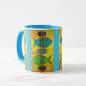 Fish Coffee Mug Tasse (Vorderseite Links)