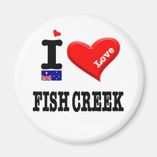 FISH CREEK - I-Liebe Magnet