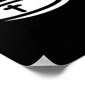 Fish Cross Jesus Christian Prayers Mens Womens Poster (Ecke)