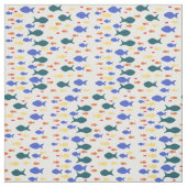 Fish Custom Combed Cotton Fabric (56" Breite) Stoff (Muster)
