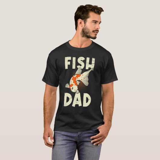 Fish Daddy Koi Vater Koi Teich 1 T-Shirt (Vorne ganz)