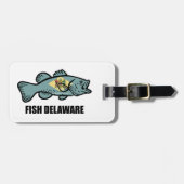 Fish Delaware Gepäckanhänger (Vorderseite horizontal)