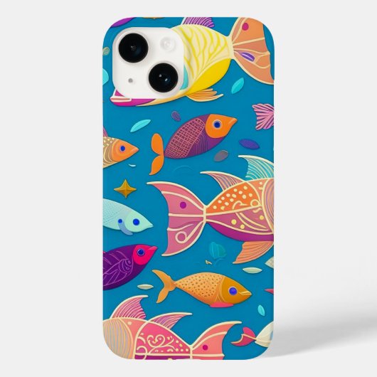 Fish Design iPhone Case (Rückseite)