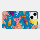 Fish Design iPhone Case (Rückseite (Horizontal))