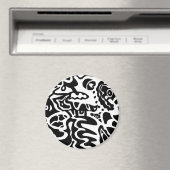 "Fish Disk" Abstrakt Magnet (In Situ (Geschirrspüler))
