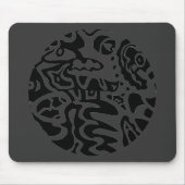 "Fish Disk" Abstrakt Mousepad (Vorne)
