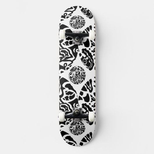 "Fish Disk" Abstrakt Skateboard (Vorderseite)