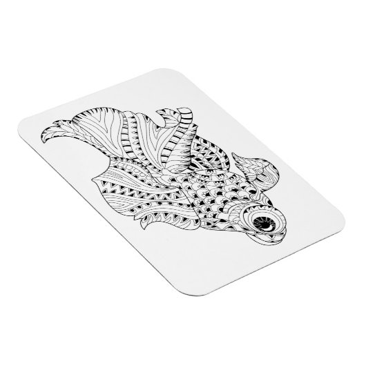Fish Doodle Magnet (Rechte Seite)