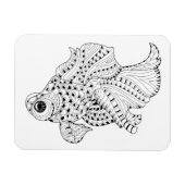 Fish Doodle Magnet (Horizontal)