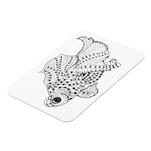 Fish Doodle Magnet (Linke Seite)