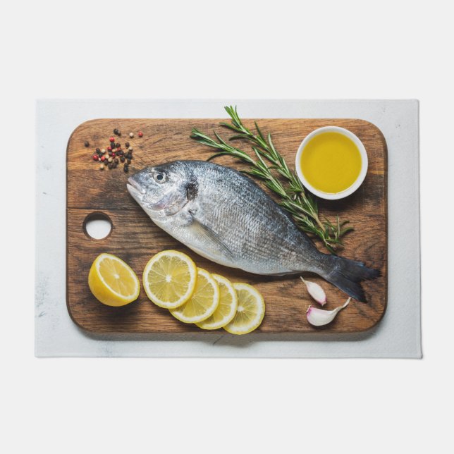 Fish Dorado Fußmatte (Vorderseite)